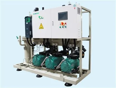 как откачать конденсаторный агрегат